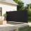 Berkfield Retractable Side Awning Black 180x500 cm 1