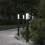 Berkfield Bollard Lights with Sensor 3 pcs 80 cm Black IP44 1