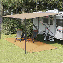 Berkfield Tent Carpet Sand 250x500 cm HDPE