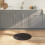Berkfield Rug Round Dark Brown60 cm Bamboo 1