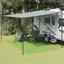 Berkfield Tent Carpet Light Green 200x400 cm HDPE