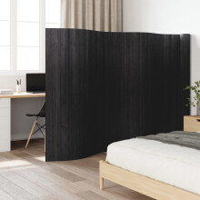 Berkfield Room Divider Grey Width 800 cm Height 165 cm Bamboo