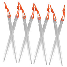 8Pcs Aluminium Tent Stakes Heavy Duty Metal Pegs for Camping Awning Canopy Outdoor Use
