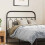Berkfield Metal Replace Headboard Black 107 cm 1
