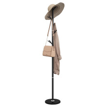 Berkfield Coat Stand Black 175 cm Powder-coated Iron