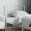Berkfield Metal Replace Headboard White 80 cm 1