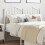 Berkfield Metal Replace Headboard White 120 cm 1