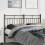 Berkfield Metal Replace Headboard Black 135 cm 1