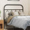 Berkfield Metal Replace Headboard Black 90 cm 1