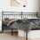 Berkfield Metal Replace Headboard Black 193 cm 1