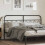 Berkfield Metal Replace Headboard Black 193 cm 1