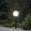 Berkfield Bollard Light with Sensor 80 cm Black IP44 1