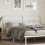 Berkfield Metal Replace Headboard White 183 cm 1