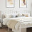 Berkfield Metal Replace Headboard White 200 cm 1