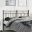 Berkfield Metal Replace Headboard Black 150 cm 1