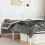 Berkfield Metal Replace Headboard White 200 cm 1