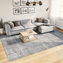 Berkfield Shaggy Rug PAMPLONA High Pile Modern Blue 240x340 cm