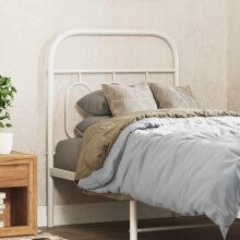 Berkfield Metal Replace Headboard White 75 cm