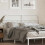 Berkfield Metal Replace Headboard White 137 cm 1