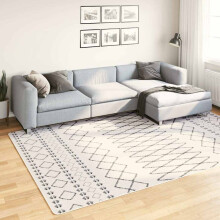 Berkfield Rug Washable 190x300 cm Black and White