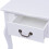 Berkfield Bedside Cabinet MDF White 3