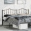Berkfield Metal Replace Headboard Black 180 cm 1