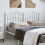 Berkfield Metal Replace Headboard White 150 cm 1