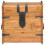 Berkfield Chest 40x40x40 cm Solid Acacia Wood 3