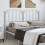 Berkfield Metal Replace Headboard White 150 cm 1