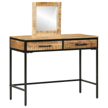 Berkfield Dressing Table Brown 100 x 40 x 120 cm Solid Mango wood