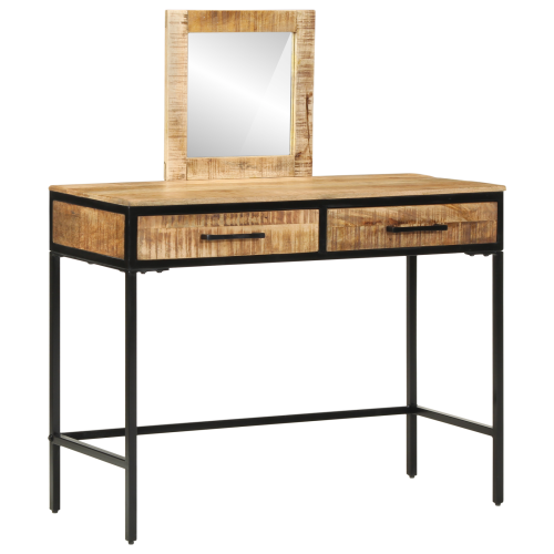 Berkfield Dressing Table Brown 100 x 40 x 120 cm Solid Mango wood