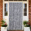 Berkfield Fly Curtain Silver 100x200 cm Chenille 1