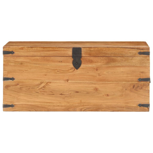 Berkfield Chest 90x40x40 cm Solid Acacia Wood 1