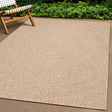 Berkfield Rug ZIZUR 240x340 cm Jute Look Indoor and Outdoor