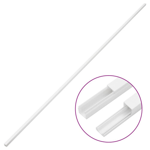 Berkfield Cable Trunking 20x10 mm 30 m PVC 2