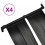 Berkfield Solar Pool Heater Panel 4 pcs 80x620 cm 2