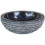 Berkfield Basin Marble 40 cm Black 2