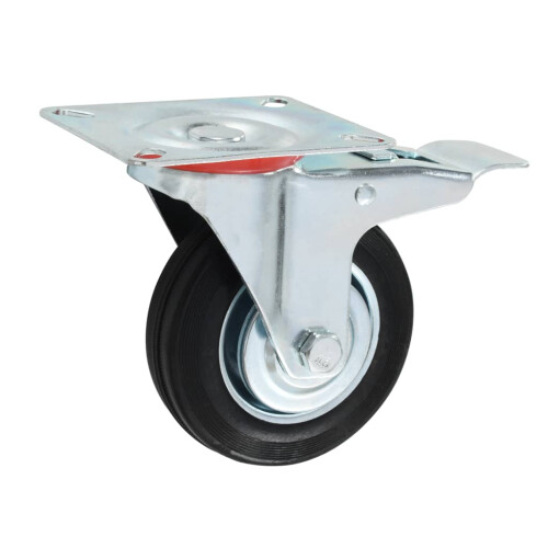 Berkfield 8 pcs Swivel Casters 100 mm 2