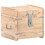 Berkfield Chest 40x40x40 cm Solid Acacia Wood 11