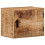 Berkfield Wall-mounted Bedside Cabinet 40x30x25 cm Solid Wood Mango 1