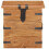 Berkfield Chest 40x40x40 cm Solid Acacia Wood 3
