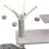 Berkfield Cat Tree with Sisal Scratching Posts 125 cm Grey 4