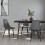Berkfield Dining Chairs 4 pcs Grey PP 1
