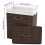 Berkfield Bamboo Laundry Bin Rectangular Dark Brown 8