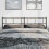 Berkfield Metal Replace Headboard Black 180 cm 1