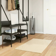 Berkfield Rug HUARTE Short Pile Soft and Washable Cream 60x110 cm