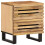 Berkfield Bedside Cabinet 40x34x46 cm Solid Wood Rough Mango 1