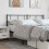 Berkfield Metal Replace Headboard Black 200 cm 1