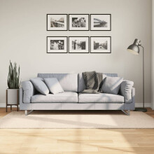 Berkfield Rug HUARTE Short Pile Soft and Washable Beige 100x200 cm