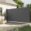 Berkfield Retractable Side Awning Anthracite 220x500 cm 1